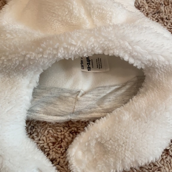 NWT Carter’s brand 12-24 month size baby hat & mittens - Picture 3 of 3